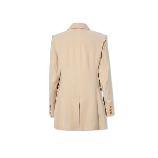 Mai Meng MM Mai Meng Autumn and Winter Fashion Commuting Suit Business Wear Beige Blazer Top Women 5992110681 Beige S
