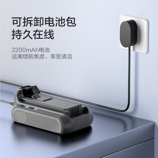 苏泊尔 (SUPOR )吸尘器家用无线手持大吸力吸拖一体机大功率轻量无绳吸尘除螨拖地机 【24年新款】全屋清洁机C6