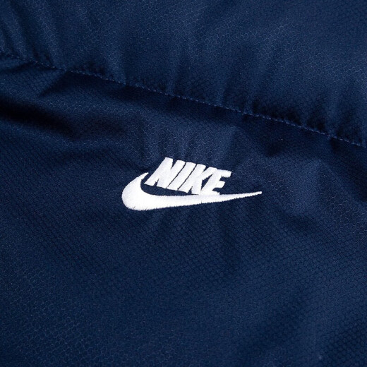 Nike (NIKE) cotton jacket men's autumn new outdoor running suit windproof and warm vest vest jacket FB7374-410 Navy Blue XL