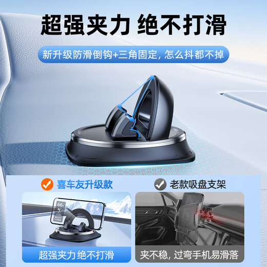 Xicheyou Auto Mobiltelefonhalter 2024 New Car Special Navigation Dashboard-Halterung Anti-Rutsch-Saugnapfbecher-Silikonfixer [Keine Installation und Waschmaschine] Mehr Anti-Slip und Stable