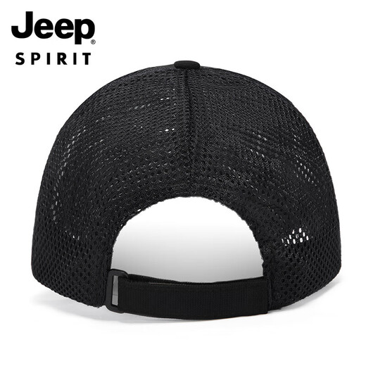 吉普（JEEP）帽子男士春夏网眼棒球帽时尚鸭舌帽男帽休闲户外太阳帽防晒遮阳帽