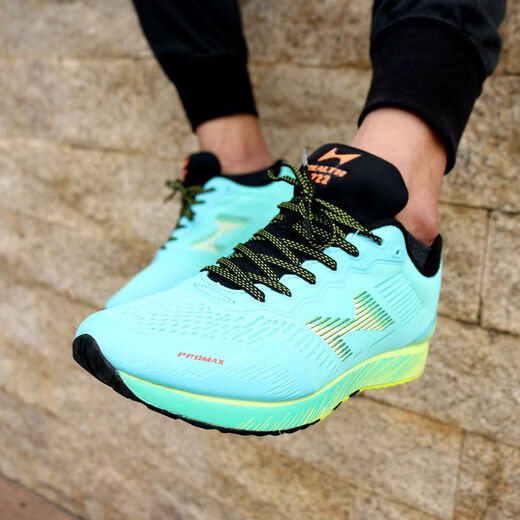Haiers 'High School -Aufnahmeprüfungsprüfung Sportschuhe für Leichtathletik -Prüfung Sporttrainingschuhe für Männer und Frauen Hochsprungschuhe Laufschuhe 722 Wassergrün [Vorgeschlagen, eine größere Größe zu nehmen] 40