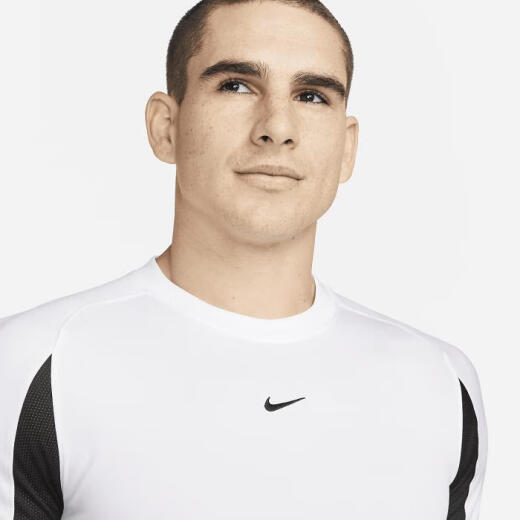 耐克（NIKE）男款运动T恤上衣吸湿排汗速干网眼透气轻质时尚DV9734 Indigo Haze/Indigo Haze/S M