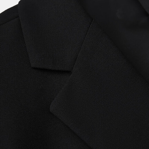 Shanghai Haoyu Ten Piece Suit Suit Men's Slim Business Formal Wear Interview Professional Wear Groomsmen's Wear Wedding Dress Black Two Buttons Free Shirt Tie Belt Brooch 160A Recommended 40-45KG