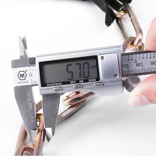 Hasdick Beijing warehouse delivery five-digit password chain lock bicycle and motorcycle anti-theft password lock waterproof shear-resistant iron chain lock black gray straight head 0.9m HKCX-113