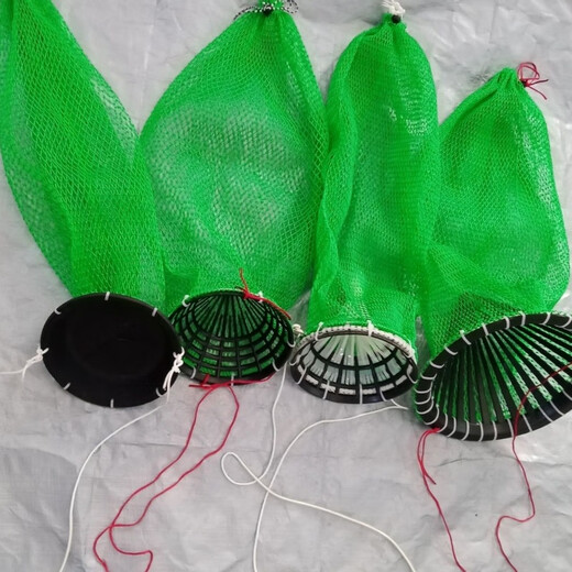 Outdoor fish net bag for fish, shrimp, crab, fish protection, anti-jumping fish net bag, fish basket, convenient diving net bag, diameter 20 cm, length 0.5 m