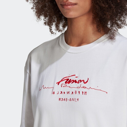 阿迪达斯 （adidas）三叶草女装 新款运动服透气半袖短袖T恤 DW3892 GD2976 XL 40