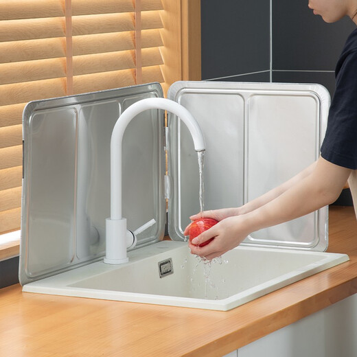 家の物语（KATEI STORY）日本厨房挡油板炒菜防油溅隔热煤气灶台集成灶耐高温铝箔隔热挡板 双面可用