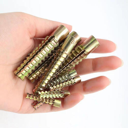 XMSJ Barbed Iron Expansion Lightweight Sawtooth Expansion Foam Brick with Metal Plug Upgraded Plastic Expansion Nail 6MM8MM 6M5X3050 Set+8M6X3235 Set