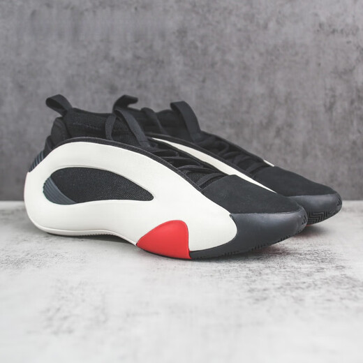 阿迪达斯（adidas）HardenVol.8哈登8代黑白低帮篮球鞋IE2695 ie2694 44  正品支持鉴定