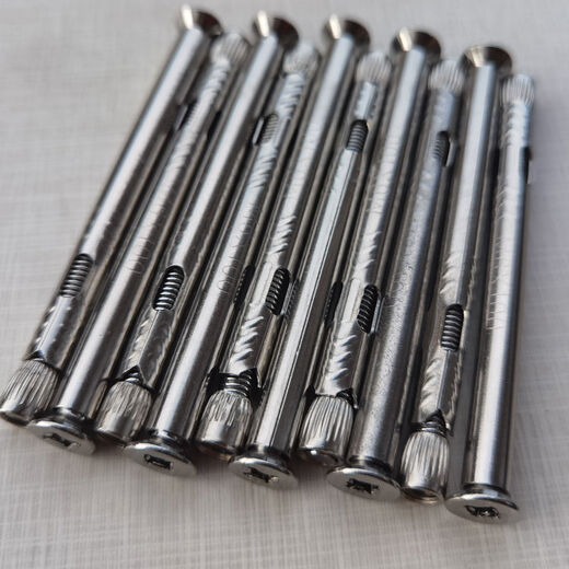 JPHZNB Stainless Steel Internal Expansion Screw Cross Countersunk Head Exploding Screw Top Exploding Screw Breaking Bridge Aluminum Doors and Windows Top Exploding Screw M6*100 (full length 90mm) 10 pieces