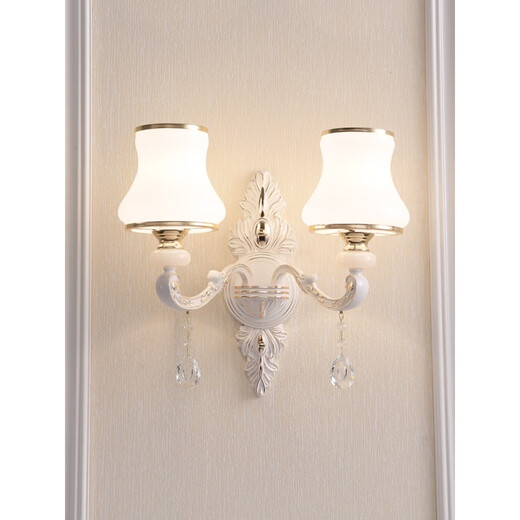 Clcey European Style Wall Light Schlafzimmer Nacht