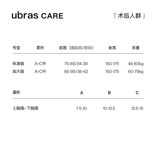 UBRAS Care No-Size Spray Bequeme und atmungsaktive Emulsionsbra Frauen Unterwäsche Bra Foundation Care Skin-Back-Haken 60k Standard (50-g)