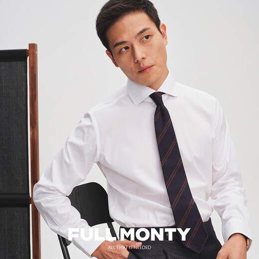 Monty Monty Men's informal azul marino azul DP No-hierro Nail elegante longitud abotonada