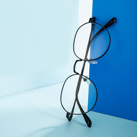 Junge alte Brille für Frauen, modischer Metallkomfort hochauflösende Ultra-Licht-importierte Lesebrille N688 Schwarz +300 Grad