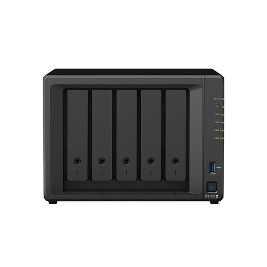 Synology DS1522+ NAS network storage server raid disk array 5-bay hard disk array enterprise office cloud storage service data sharing user permissions DS1522+ comes with 5 16T coolwolf pro disks
