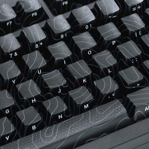 ZH870 black contour line 2.0 mechanical keyboard wireless Bluetooth customized office e-sports game mahjong sound mute axis stone sound ZH870 black contour line 2.0 cherry blossom axis (girls' first choice for light pressure office code) 88 keys