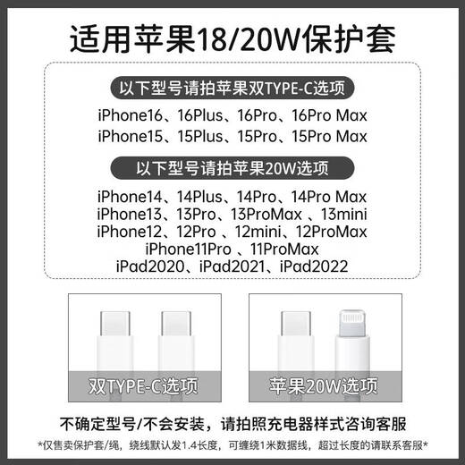 HAPPYMAKER is suitable for Apple 16pro data cable charger protection case iPhone 15/14 anti-broken 13 protection case transparent mobile phone case creative printing Apple double type four-piece set [Cuckold Shin-hsien]