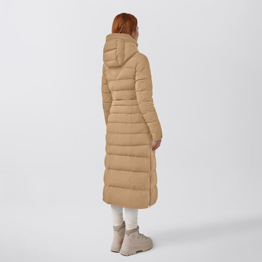Canada Gans Clair Damen Black Label Long Outdoor Parker Big Goose Down Jacke 2330 WB 1483 Desert Color S