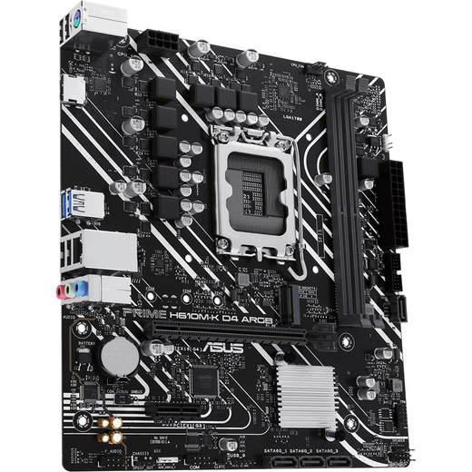 华硕（ASUS）12代CPU主板 i5 12400f 12490f 12600kf 散片 盒装 板U套装 H610M-K ARGB DDR4 i5-12400散片【三年店保】