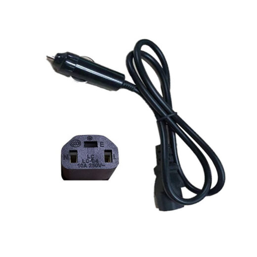 旭杉斯杨子车载烧水壶12v24v点烟器线烧水杯保温加热电热杯热水器充电器 圆孔弯头-12v24v  12240L