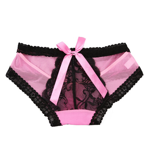 Ropa interior modal de 4 pares para mujeres de encaje de verano antibacteriano niña antibacteriana japonesa antibacteriana calientes bajo cintura desnuda 234 negro + 983 negro + 701 negro + 219 negro l 2 pies 1-2 pies 4 4