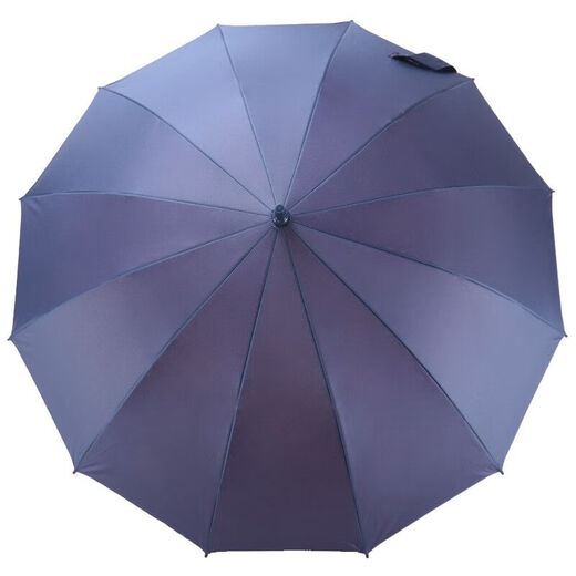 娇夏加固抗风双层碰击布自开商务直杆晴雨伞JX18002E1283 外黑内兰