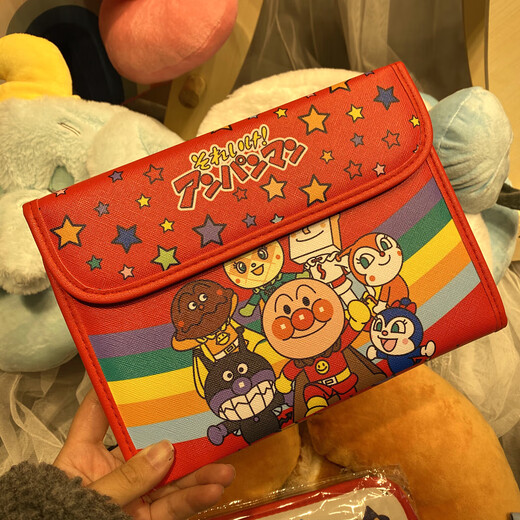 Wen Dong Huili Dokument Aufbewahrungstasche Cartoon Multifunktionaler Babygeburtsurkunde Impfstoff Diese Schwangerschaftsinspektion Speichertasche Mama Bag Hand Account Bag [Red Victory]