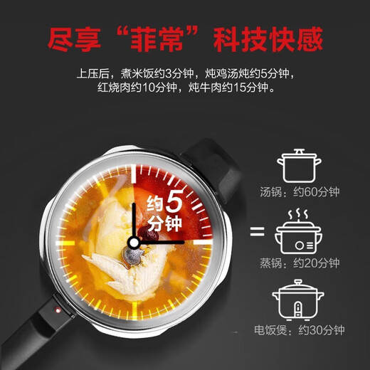 Fissler Germany original imported new 1845 collection 2.5L stainless steel pressure cooker pressure cooker gas electromagnetic household explosion-proof