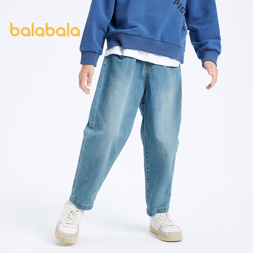 Barlabara children's dress boys long pants children's pants 2025 spring shift jeans fashion versatile trend 209125108102