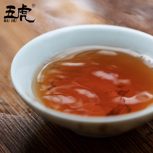 五虎 五虎归山大红袍茶叶浓香型罐装武夷岩茶乌龙茶茶叶肉桂茶250g