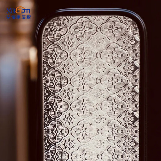 Xiluo retro frosted glass film window sticker bathroom anti-peeping light-transmitting opaque Begonia flower 60*200cm