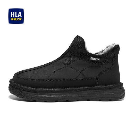 
Hailan Home HLA men's boots casual and versatile wear-resistant cotton shoes warm-up foot snow boots HAAMXM4DFC002 black 40