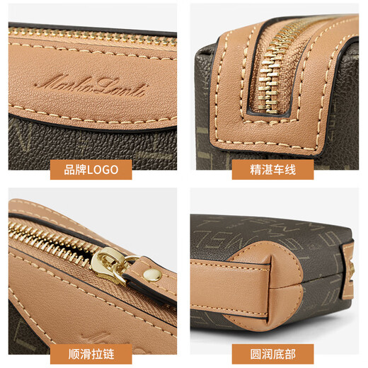 
MashaLanti wallet women's 2025 new light luxury clutch bag large capacity hand grab storage bag change mobile phone bag practical birthday gift