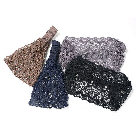 Qumeisi's new plum blossom hollow hairband Douyin Internet celebrity wide-brimmed pressed hair non-slip white hair cover headband women's headwear headband hairband single row diamond-coffee