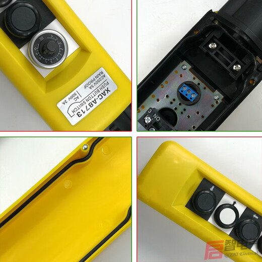 Regenfester Fahrschalter XAC271 Handheld-Taste-Hebegriff Steuerung Elektrische Hebexposition nach oben und unten-Hebedelgeschwindigkeit 6 (nach oben, links, rechts, vorne und hinter