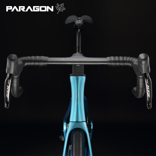 PARAGON鹏来格全碳纤维公路自行车成人7170竞速105电变油碟男女ND1100S+ 480经典黑24速建议身高158-168cm