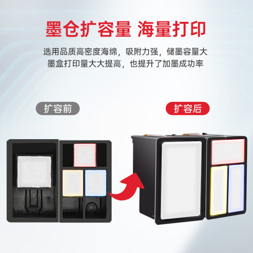 臻印彩适用惠普3636 3638 3776 3777 2677 3838 2679 680打印机墨盒 【可加墨-显墨量】680彩色墨盒+彩色墨水