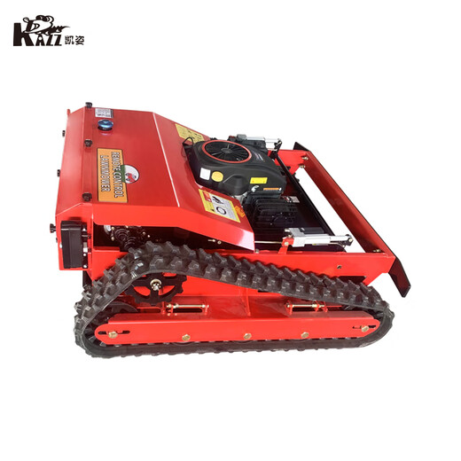 KAZZ remote control lawn mower gasoline engine crawler Loncin power weeder four-stroke high-horsepower lawn trimmer