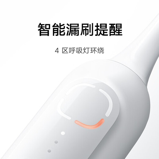 米家小米声波扫振电动牙刷白色扫振双倍摆角智能漏扫提醒180天续航 三种模式 送男友送女友 父亲节礼物