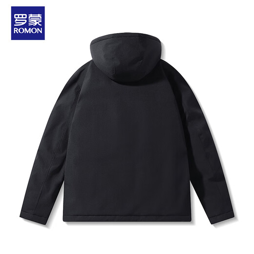 ROMON cotton coat men's winter warm cotton coat thick cotton jacket top young men's jacket men's M05F21 black 3XL