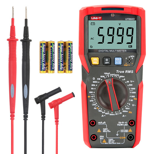 Uni-T UT89XD NCV digital multimeter LED measurement multimeter electrician meter home with backlight flashlight