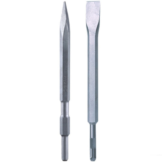 Dongcheng electric hammer impact drill bit hexagonal square round handle tip flat chisel pick electric pick bit chisel slot drilling concrete drill bit long hexagonal tip chisel 17x280