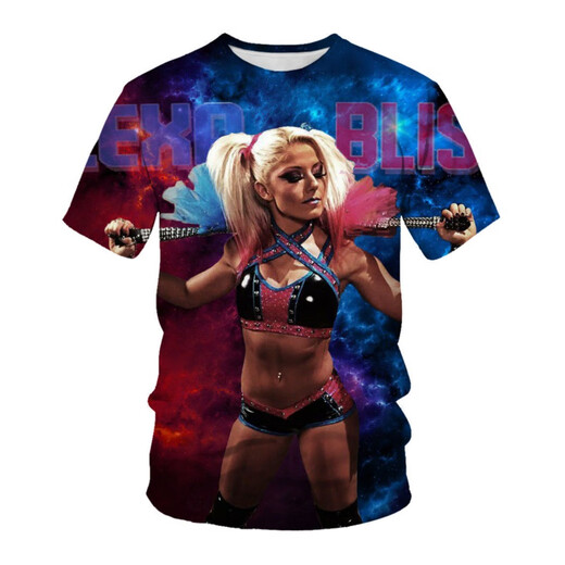 Vpvz Clown T-Shirt 2024 Sommer Neuer 3D-gedruckter modischer Männer personalisierter lässiger rundes Hals-Hals-Halbhülsen-T-Shirt Y838 2xl