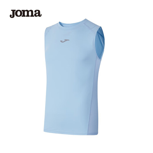 JOMA sports vest men's summer mesh cloth breathable cool ice silk running fitness training sleeveless vest light blue L
