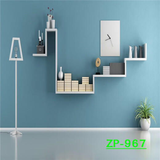 CLCEY书房背景布主播3d立体直播间背景墙简约中式直播视频拍照快手抖音 ZP-3271 2.5米宽+2.5米高(挂钩款)