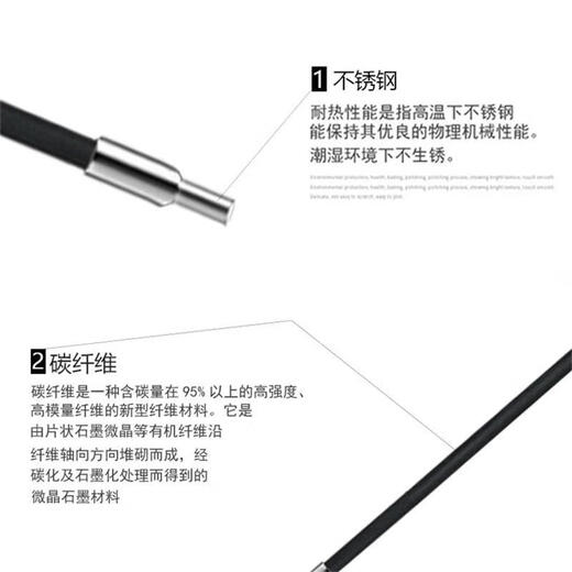 宇檬哲M2碳纤维加长杆延长杆测针M3雷尼绍陶瓷杆三坐标测针 A-1047-3484 PEL1 (未税) L50
