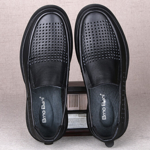 
Sulaika wide head, big feet, wide feet, fat feet, men's plus fat, plus size leather shoes, casual leather shoes, men's dad's spring and autumn 3893 brown plus velvet 42