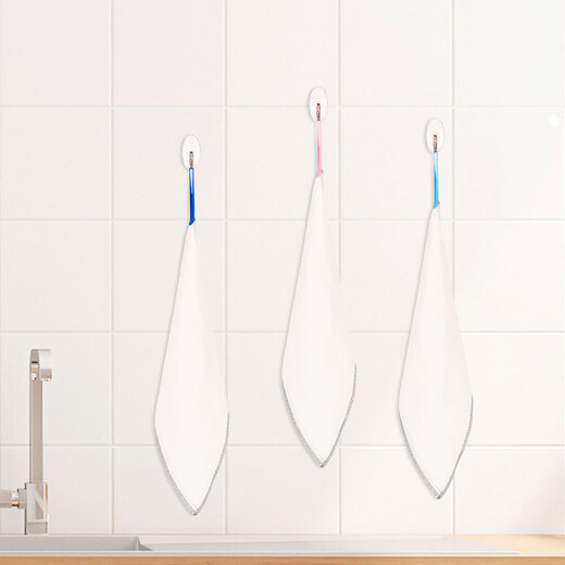 Miaojie antibacterial rag 28*28cm 6 pieces dishwashing cloth hand towel kitchen absorbent water and oil cleaning table household artifact