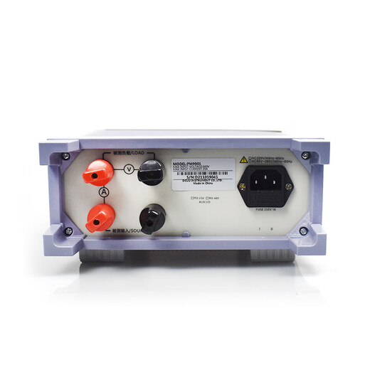 Pumei Power Metter AC et DC Intelligent Power Tester Paramètre électrique Mesurer Instrument Small Power Metter PM9901 Limite Alarme [Single AC]